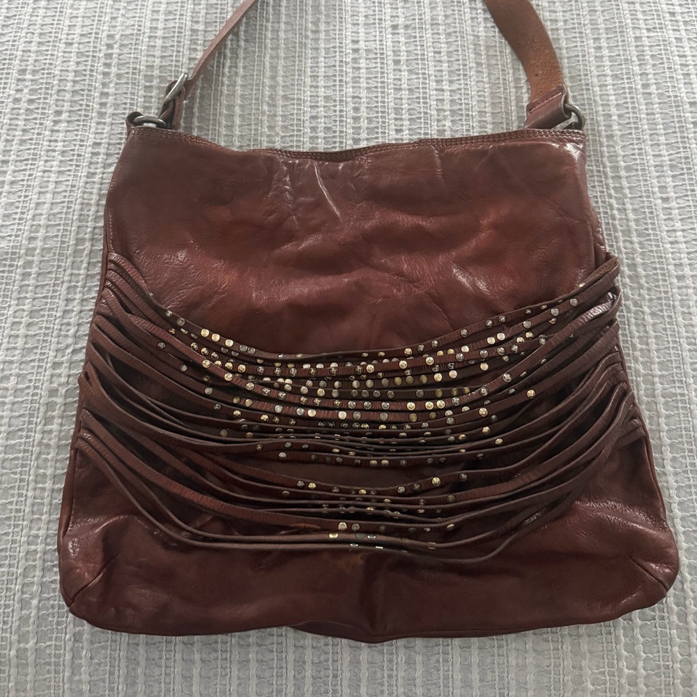 Campomaggi studded embellished bag